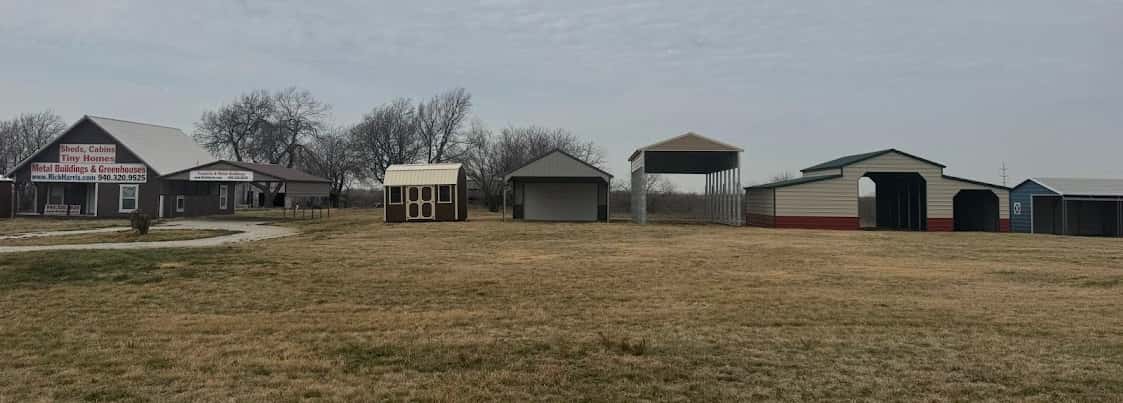 Rick Harris Display Lot - Quality Outdoor Structures